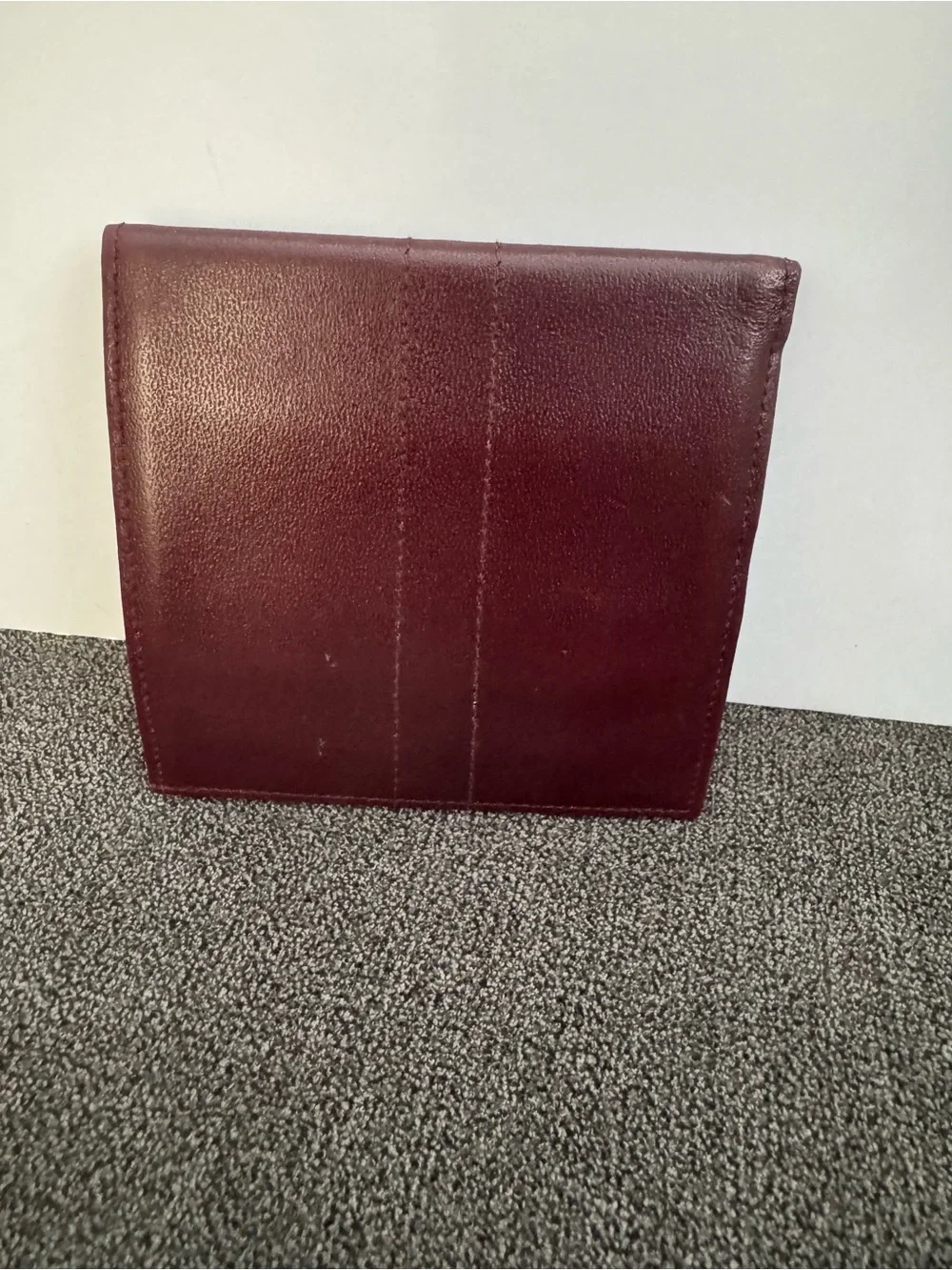 Vintage Andrélux Paris Wallet Mahogany Leather Made in France